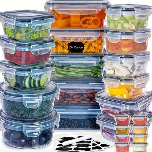 Premium 48-Piece Airtight Food Storage Container Set